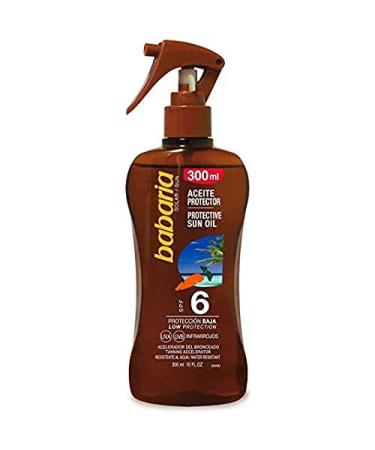 Babaria Sun Aceite Solar Sun Oil SPF 6 (Sun Oil Carrot) 10 oz