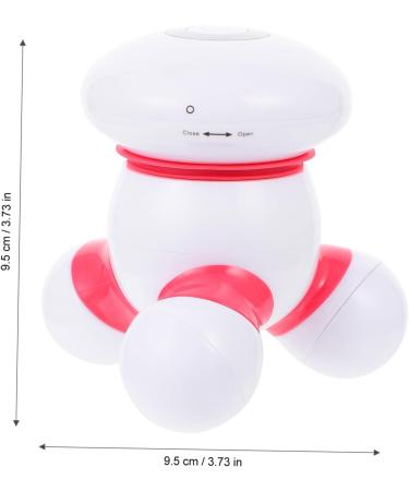 PLAFOPE Body Massager - 1 Piece Massage Instrument 9.5x9.5cm - Red | International Shipping Available - Buy Online on GoSupps.com