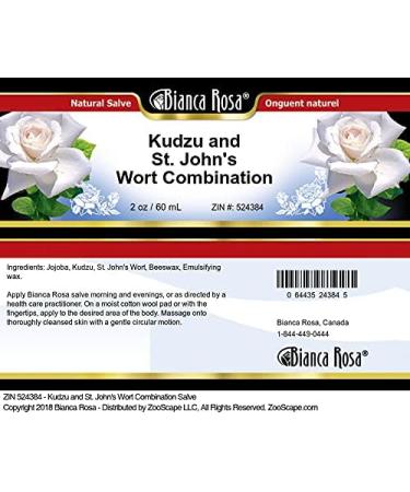 Kudzu and St. John's Wort Combination Salve (2 oz ZIN: 524384) - Buy Online on GoSupps.com