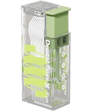 Portable Dental Pick Organizer Case | 10 Faces Storage Box for Toothpickers | Ideal for Business Trips | Matcha Green - Buy Online on GoSupps.com