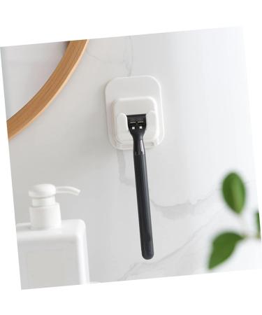 Uonlytech 20-Piece Adhesive Hooks for Mains Plug & Razor Stand - Durable Sticky Wall Holders & Shaving Hook Hangers for Easy Organization - Buy Online on GoSupps.com