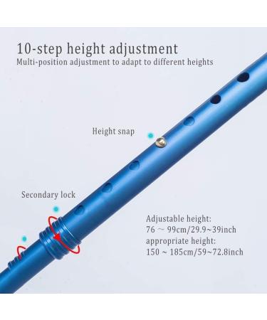 Forearm Crutches Adjustable Forearm crutches revolving handle support legs for crutches after injury or surgery adjustable height crutches for the elderly handicapped and disabled black 2 units Lightw - Buy Online on GoSupps.com