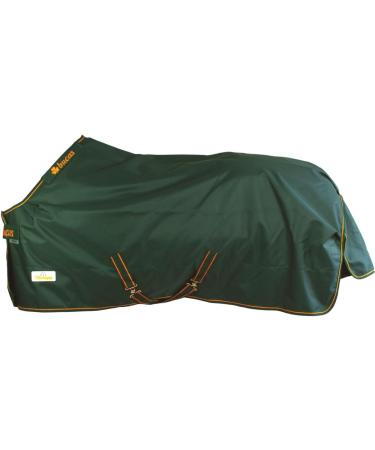 Marengos by Bucas Stay-Dry 1200d Irish Turnout | Waterproof Breathable Rain Blanket & Transition Ceiling | Green/Orange 135cm | International Shipping Available - Buy Online on GoSupps.com