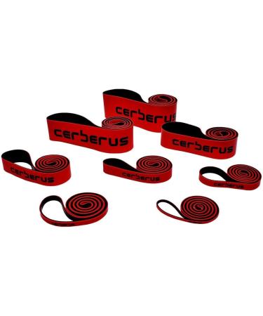Buy CERBERUS Strength Resistance Bands 21mm - 10-60lb Resistance | International Shipping Available - Buy Online on GoSupps.com