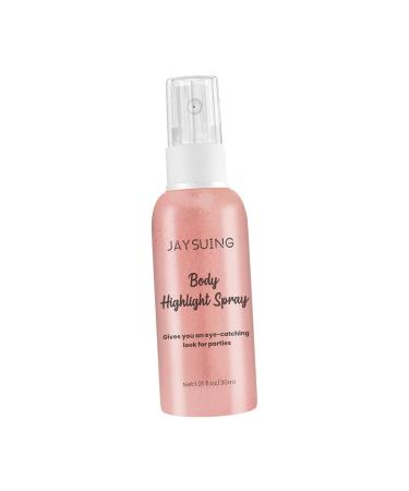 Travel Size Body Glitter Spray - Waterproof Pink Highlighter for Parties Stage Clubs & Prom - 30ml - Buy Online on GoSupps.com