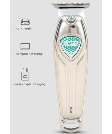 Premium Electric Hair Clippers - USB Rechargeable Carving Scissors for Professional Hairdressers - Gold 0 Cutter Head - Buy Online on GoSupps.com