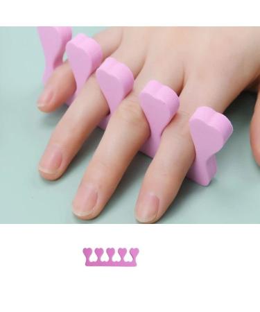 Rosa Silicone Heart Separator Nail Soft Foam Toe Separator & Finger Spacer for Pedicure (2 Pack) | Shop Internationally - Buy Online on GoSupps.com