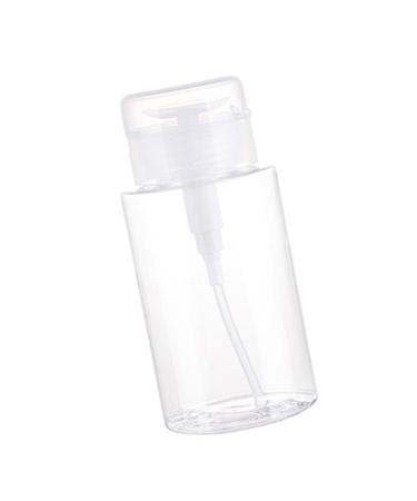 Push Down Dispenser Bottle Pressure Pump Dispenser Bottle Portable Multifunction for Makeup Remover (200ml)