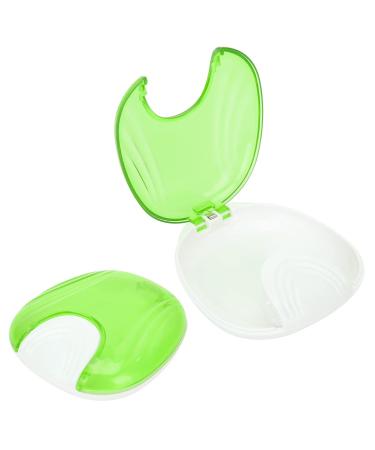 Portable Hard-Wearing Orthodontic Retainer Suitcase - Travel Size Toothpress Container for False Teeth (Light Green) - International Shipping Available - Buy Online on GoSupps.com