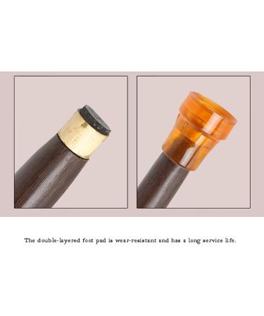 Wooden Walking Sticks Cane Elderly Crutches Solid Wood Walking Stick Anti-Skid Walker Bend 7" Handle Length 88 Cm Can Be Truncated As Needed Mobility Aid for Elderly Senior Safehappy - Buy Online on GoSupps.com