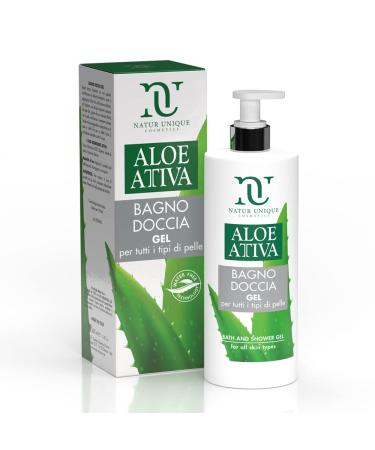 Natur Unique Aloe active bath shower gel maxi size 400 ml