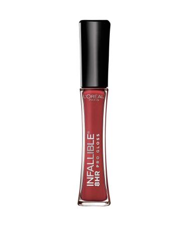 L'Or al Paris Cosmetics Infallible 8 HR Pro Gloss  Suede  0.21 fl. oz. Suede 1 Count (Pack of 1)