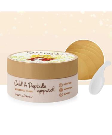 Gold & Peptide Eye Gel Patches Moisturize & Reduce Wrinkle  Elastic Skin with Gold and Collagen  30 Pairs