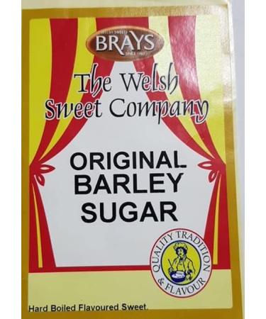 Old Timers Barley Sugar Flavoured Hard Boiled Sweets by Brays in Reusable 970 millilitre Victorian Style Jar 600 grams - Buy Online on GoSupps.com