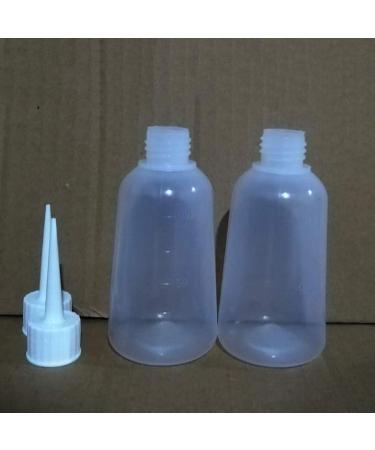 U-K 100ML Industrial Glue Gel Oil Reusable Plastic Squeeze Bottle Liquid Dispensing Dropper Bottles with Scale for Crafts Art Glue Multi Purpose as shown - Buy Online on GoSupps.com