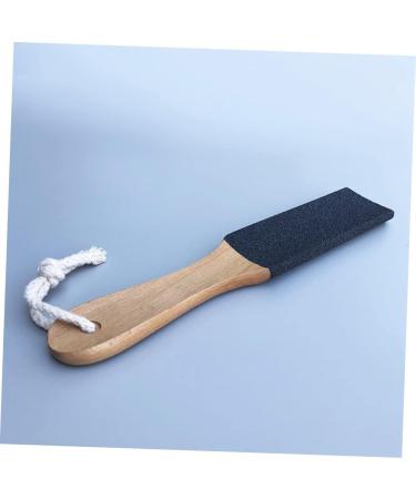 Housoutil 1pc Foot Callus Scrubber Foot for Dead Skin Foot Scraper Handle Callus Foot Hair Pedicure Tool Foot Exfoliator File Wooden Foot Planer Feet - Buy Online on GoSupps.com