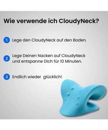 Buy SWZEC Cloudy Neck Lefaya Original Neck Stretcher | Best Orthopedic Test Winner | Blue - International Shipping - Buy Online on GoSupps.com