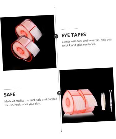 minkissy 4 Rolls Lace Double Eyelid Sticker Invisible Double Eyelid Stickers Double Sided Eyelid Tape Makeup Tape Self- Adhesive Eyelid Stickers Double Eyelid Makeup Eyelid Sticker Strip - Buy Online on GoSupps.com