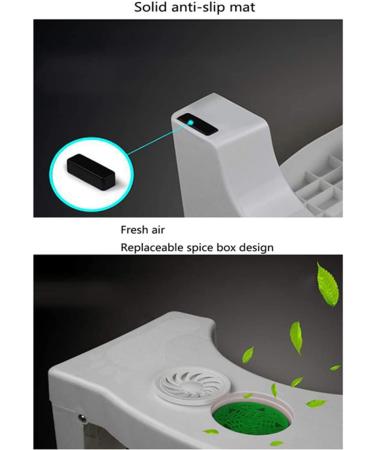 Folding Squatting Toilet Stool - Non-Slip, Foldable Bathroom Aid with Aromatherapy Scent for Kids and Adults - Buy Online on GoSupps.com