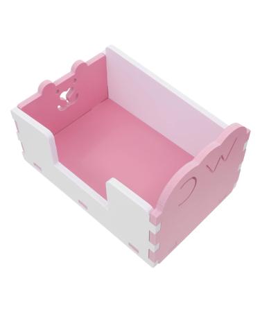 INOOMP 2 Pcs Hamster Toilet Hamster Small Toilet Hamster Sandbox Hamster Lounge PVC Pet Small Hamster 15x10cmx2pcs Pinkx2pcs