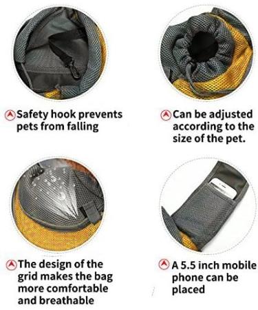 BIGWING Transport Bag for Dogs & Cats | Shoulder Canvas Bag for Small Pets - L Jaune | International Shipping - Buy Online on GoSupps.com