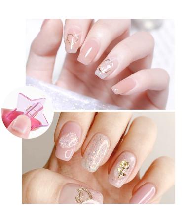 FUATY 2 Set Embossed Nail Mold - Acrylic Nail Art Bender Tool for DIY Nail Design - Buy Online on GoSupps.com