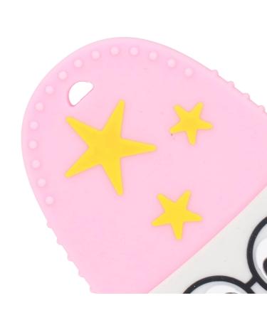 Silicone Baby Teething Toy Slipper Shape for Gum Relief - Pink - Buy Online on GoSupps.com
