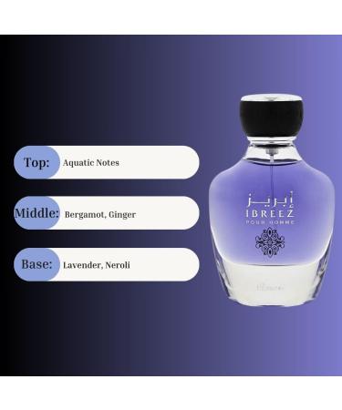 RASASI Ibreez Eau De Parfum Men Spray 100ML (3.38 OZ) Arabian Perfume for Men Citrusy And Aquatic Fragrance Long Lasting Perfume For Men Captivating And Luxurious Masculine Scent Ibreez Pour Homme - Buy Online on GoSupps.com