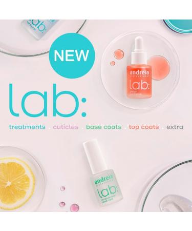 Andreia Professional Nail Care - LAB Strength Boost 3-in-1 Formula: Hardening Treatment Base & Top Coat - Vegan Long-Lasting Shine Nail Protection - Made in EU - Buy Online on GoSupps.com