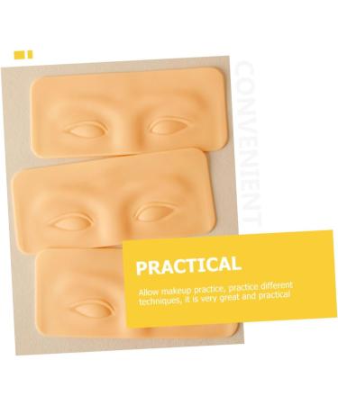 Angoily 16 Pcs Eyebrow Practice Block Eyeshadow Flexible Eye Makeup Skin Makeup Practice Board Fake Skin 3d 16x7cmx4pcs As Shownx4pcs - Buy Online on GoSupps.com