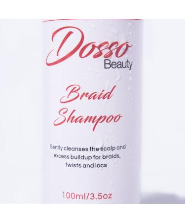 Organic Vanilla-Scented Braid Shampoo 100ml Scalp Cleanser for All Hair Types ACV Rinse Alternative Residue Elimination - Buy Online on GoSupps.com