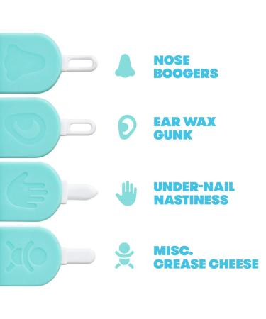 FridaBaby 3-in-1 Nose, Nail & Ear Picker - Safely Clean Baby's Boogers, Ear Wax & More - Buy Online on GoSupps.com