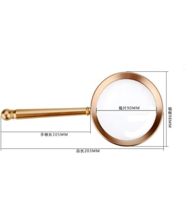 Handheld Magnifier Handle Magnifier Reading Magnifier Reading Book Check Coin Insect Rock Map Crossword Good Times - Buy Online on GoSupps.com
