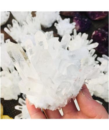 Crystal 500-800g Natural White Ghost Quartz Crystal Cluster Crystals raw Gemstone Specimen for Home&Office Decoration fengshui ERBDRGAZ (Size : 500-600g) - Buy Online on GoSupps.com
