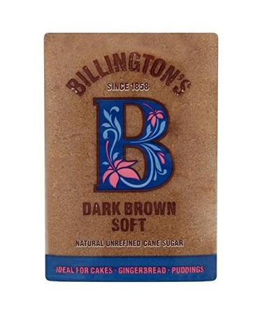 Billington's Dark Brown Soft Sugar 500g (Pack of 2)