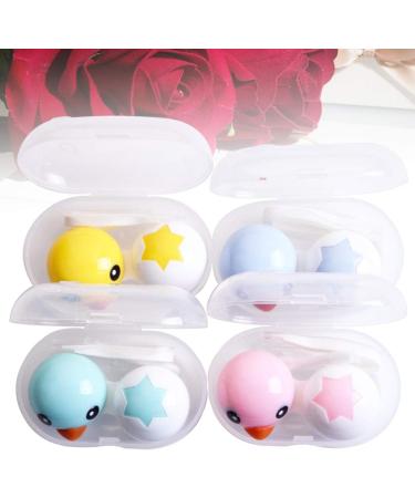 Healifty 4pcs Duck Lens Container Holders - Innovative & Fun Storage Solutions for Contact Lenses - Buy Online on GoSupps.com