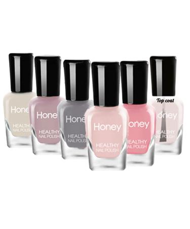 Tophany Non Toxic Easy Peel Off and Fast Dry Nail Polish Set for Pack Eco Friendly and Organic Water Based Nail Polish for Women and Girls (6 Bottles) Style-7