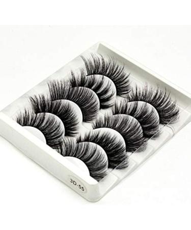 Desikixudy 3D-55(Mixed) Soft And Comfortable Cotton Thread Stem Stereo Multi-Layer Eyelashes Fiber False Eyelashes - Buy Online on GoSupps.com