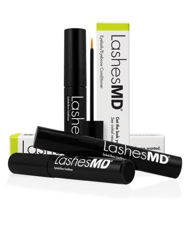 LashesMD  Eyelash Growth Serum & Conditioner.135 oz.   Naturally Enhances for Stronger  Thicker Lashes & Brows   Paraben & Cruelty Free   Clinically Formulated with Peptides & Botanicals