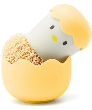 2PCS Eggshell Dish Washing Fiber Ball Cute Egg Shape Kitchen Cleaning Brush Detachable Dish Washing Fiber Ball Wash Pot Brush Multifunctional Cleaning Ball Washing Dish Brush Scrubber - Buy Online on GoSupps.com