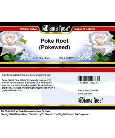 Buy Poke Root Salve Ointment (2 oz) - Natural Healing for Skin | International Shipping Available - Buy Online on GoSupps.com