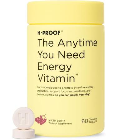 H-PROOF Bundle & Save The Anytime You Drink Vitamin 40 Chewable Tablets (20 Servings) Lemonade & The Anytime You Need Energy Vitamin 60 Chewable Tablets (30 Servings) Mixed Berry - Buy Online on GoSupps.com