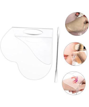  LALAFINA LALAFINA Acrylic Makeup Mixing Palette With Foundation Tray For Makeup Artists - Buy Online on GoSupps.com