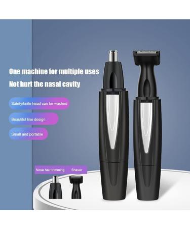 Shop 2-in-1 Electric Nose Hair Trimmer - USB Rechargeable Facial Hair Shaver for Precision Grooming | Fast International Shipping - Buy Online on GoSupps.com