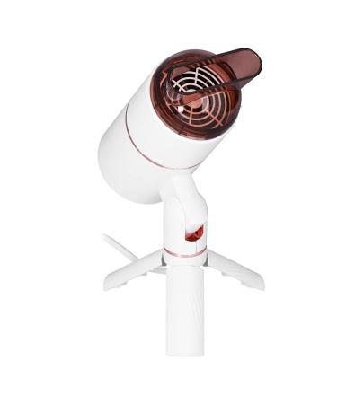 Negative Ion Hair Dryer Multifunctional Hair Dryer Foldable Three Speed Professional Salon Desktop Hair Dryer Household Appliances(White)
