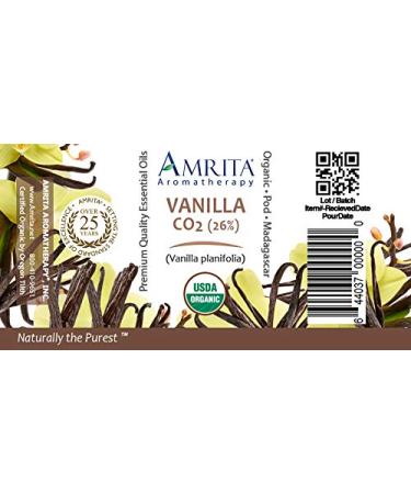 Organic Vanilla CO2 26% Vanillin Essential Oil 100% Pure Undiluted Vanilla planifolia Therapeutic Grade Premium Quality Aromatherapy Oil Tested & Verified 1 Milliliter 0.01 Fl Oz (Pack of 1) - Buy Online on GoSupps.com