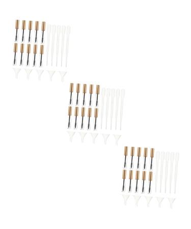 FOMIYES 60 Pcs Mascara Empty Tube DIY Mascara Tube Eyeliner Cream Bottle Mini Funnels Mascara Tubes Plastic 1 g (Pack of 1) Transparent Colorx3pcs