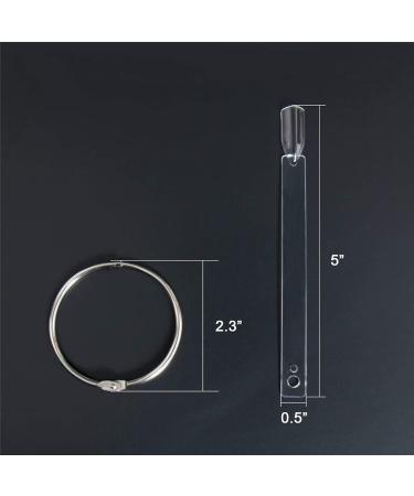 iFrich 50pcs Nail Art Tips Display Sticks | Clear Nail Polish Practice & Presentation | Perfect for Nail Professionals & Enthusiasts - Buy Online on GoSupps.com