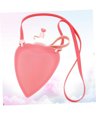 UPKOCH Waterbottle water bottle pink water bottle for Collapsible Kettle container flexible travel Drink bottle Water Bottles 21.8X13.5 cm Pink - Buy Online on GoSupps.com
