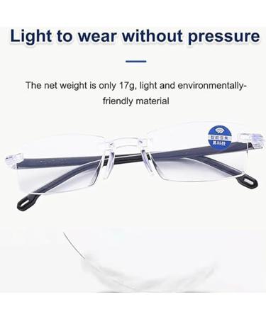 Shop Autozoom Reading Glasses for Men & Women - 2 PCS Sapphire Anti Blue Light Progressive Dual-Use +1.5/150 | International Shipping Available - Buy Online on GoSupps.com
